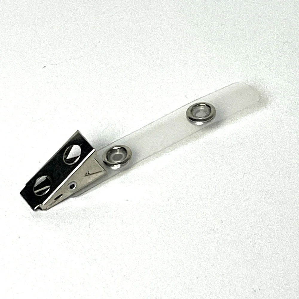 220 Pack Clear Mylar Strap Metal Clips 1/2